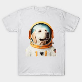 A Labrador Retriever in an astronaut suit T-Shirt